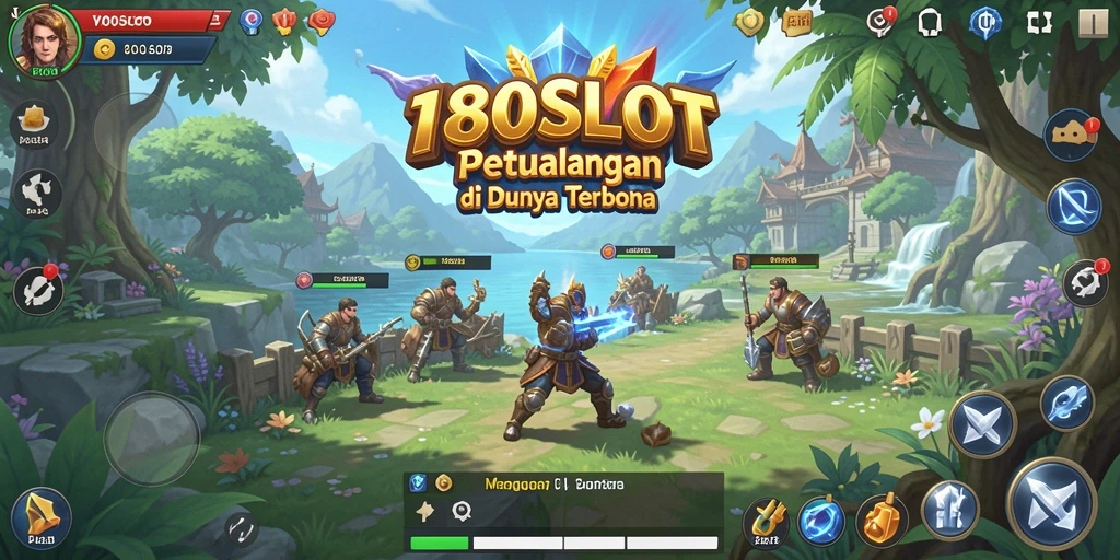 Tampilan gameplay epik dalam dunia terbuka 180SLOT.
