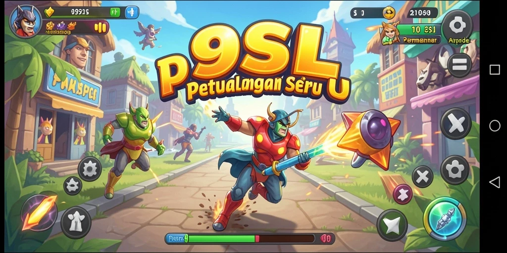Screenshot gameplay dari 99SL yang menunjukkan aksi arcade yang seru.