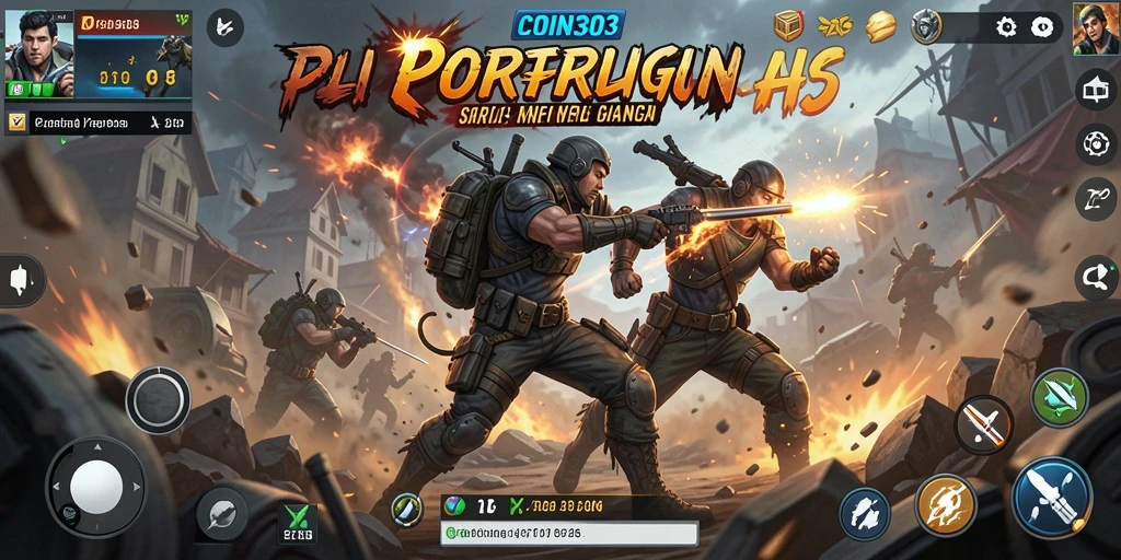Tampilan gameplay COIN303 yang seru dan penuh aksi.