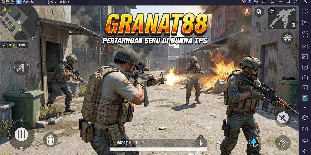Tangkapan layar gameplay GRANAT88 memperlihatkan pertarungan yang mendebarkan.
