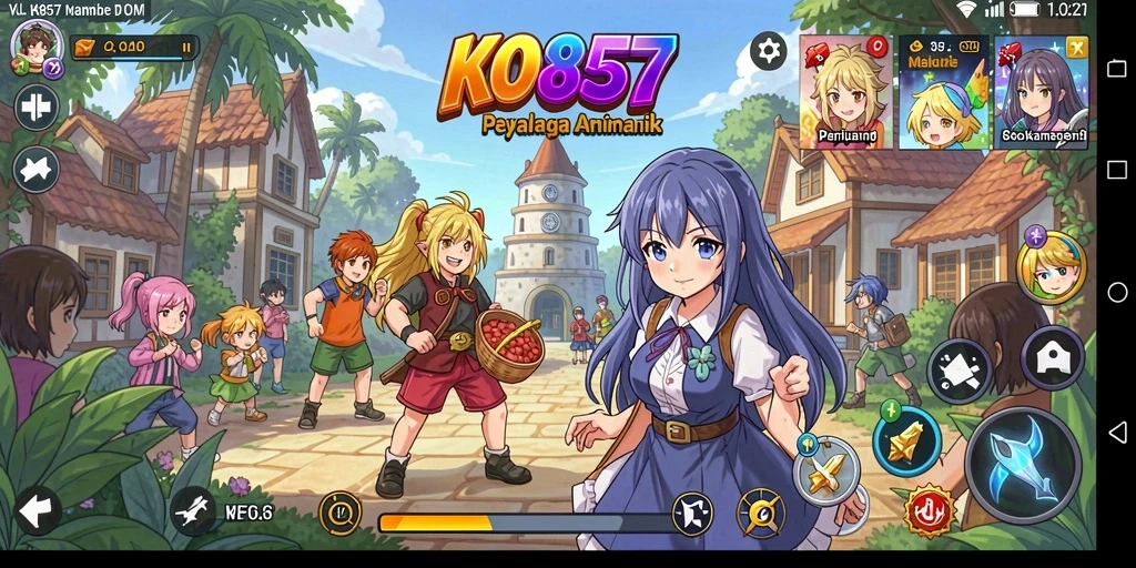 Tampilan spektakuler dalam gameplay KO857 yang memukau.