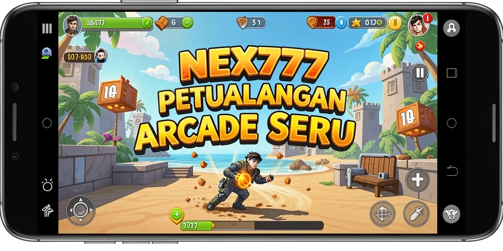Tampilan gameplay NEX777 yang penuh warna dan menarik.