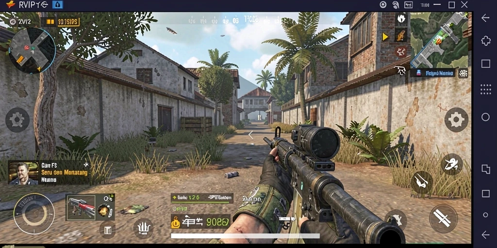 Screenshot gameplay <strong>RVIP2</strong> yang menampilkan aksi tembak-menembak seru.
