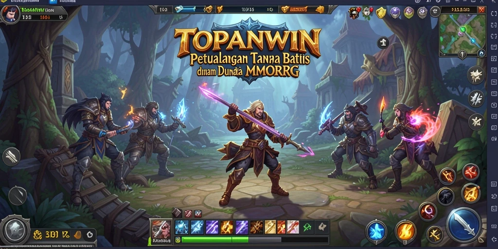 Tampilan gameplay menarik dari TOPANWIN di dunia MMORPG.